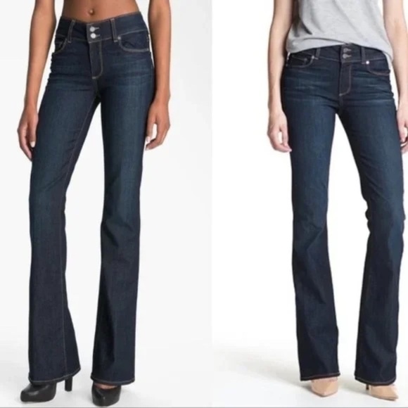 Paige Hidden Hills Boot Jeans - Picture 1 of 7